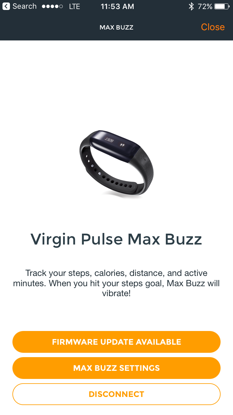 virgin pulse max buzz login